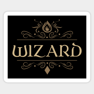 Wizard Character Class Tabletop RPG Sticker